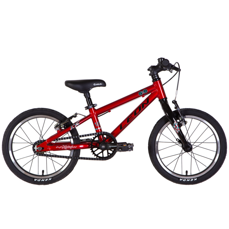 Bērnu velosipēds AL 16 Leon GO Vbr rāmis-8" sarkans ar melnu