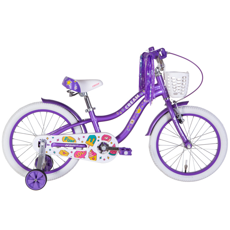 Bērnu velosipēds AL 18" Formula CREAM BH rāmis-9" violets