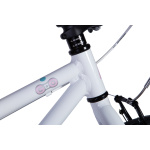 Bērnu velosipēds AL 20" Leon GO Vbr rāmis-10" balts ar rozā zvans