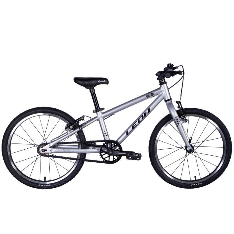 Bērnu velosipēds AL 20" Leon GO Vbr rāmis-10" pelēki-melns ar zvanu.