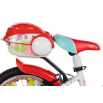 Bērnu velosipēds Corelli Lovely 16" balts - sarkans