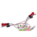 Bērnu velosipēds Corelli Lovely 16" balts - sarkans