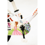 Bērnu velosipēds Corelli Lovely 20" balts - sarkans