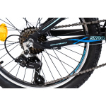 Bērnu velosipēds Corelli Snoop 3.3 20" - 10'' melns - dzeltens