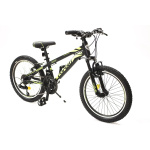 Bērnu velosipēds Corelli Snoop 3.3 20" - 10'' melns - dzeltens