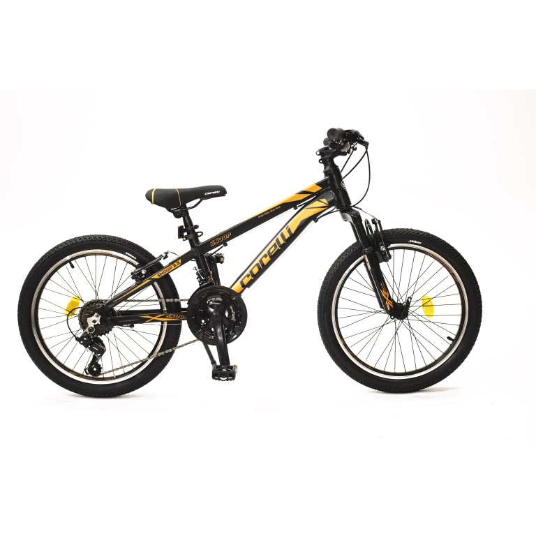 Bērnu velosipēds Corelli Snoop 3.3 20" - 10'' melns - oranžs