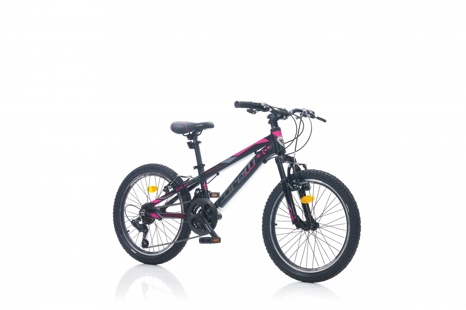 Bērnu velosipēds Corelli Swing 3.2 MTB 20" - 10'' melna/violeta Bērnu velosipēds Corelli Swing 3.2 MTB 20" - 10'' melna/violeta