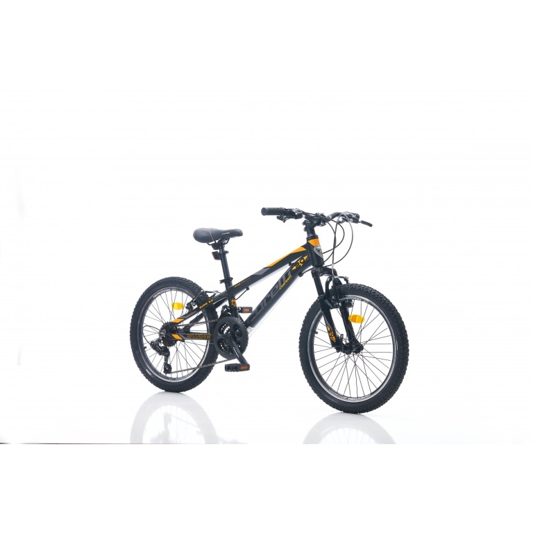 Bērnu velosipēds Corelli Swing 3.2 MTB 20" - 10'' melns/oranžs