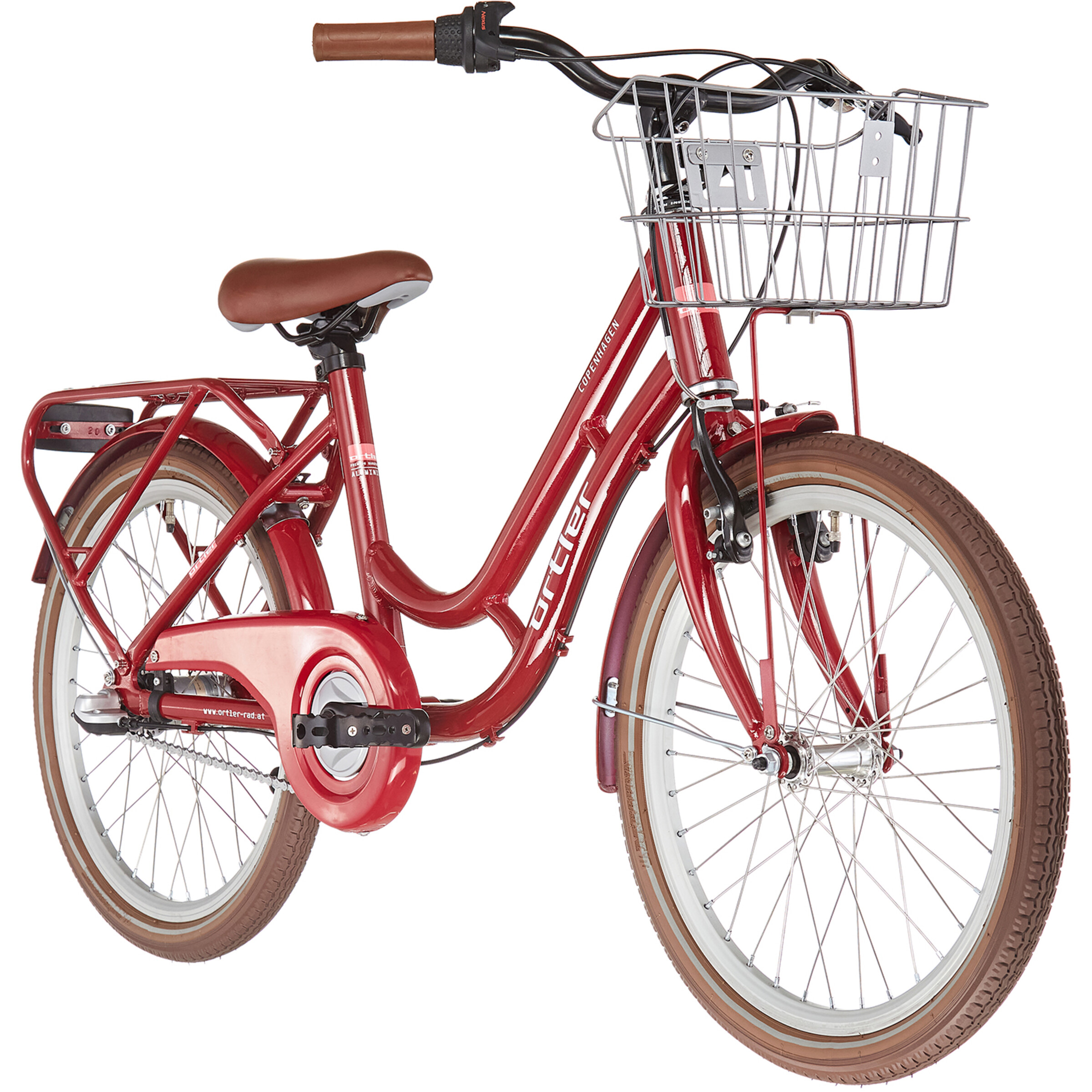 Bērnu velosipēds Ortler Copenhagen 20" sarkans Bērnu velosipēds Ortler Copenhagen 20" sarkans