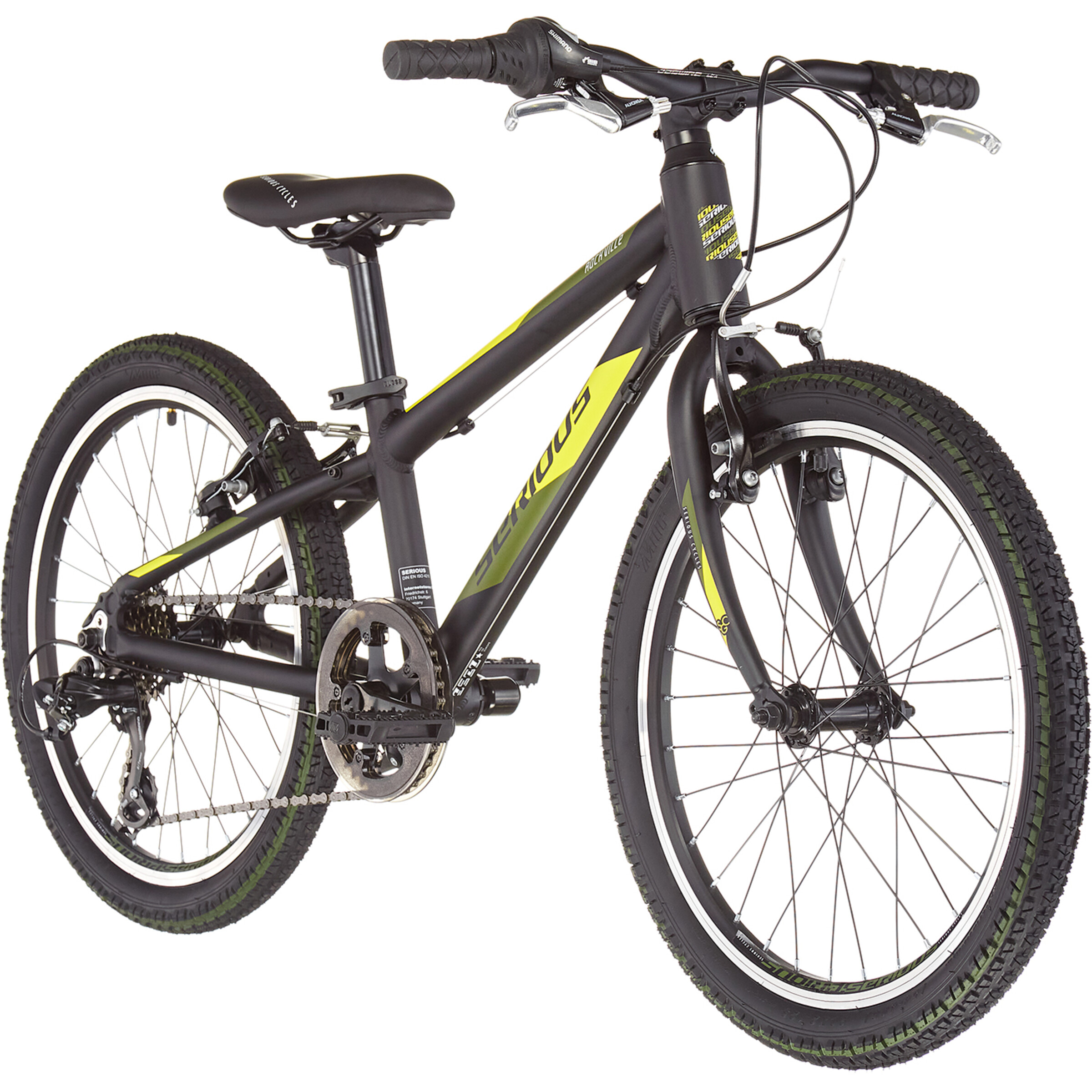 Bērnu velosipēds Serious Rockville 20" melns Bērnu velosipēds Serious Rockville 20" melns