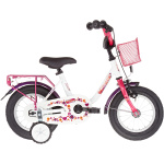 Bērnu velosipēds Vermont Girly 12" - 8'' balts/rozā