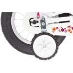 Bērnu velosipēds Vermont Girly 12" - 8'' balts/rozā