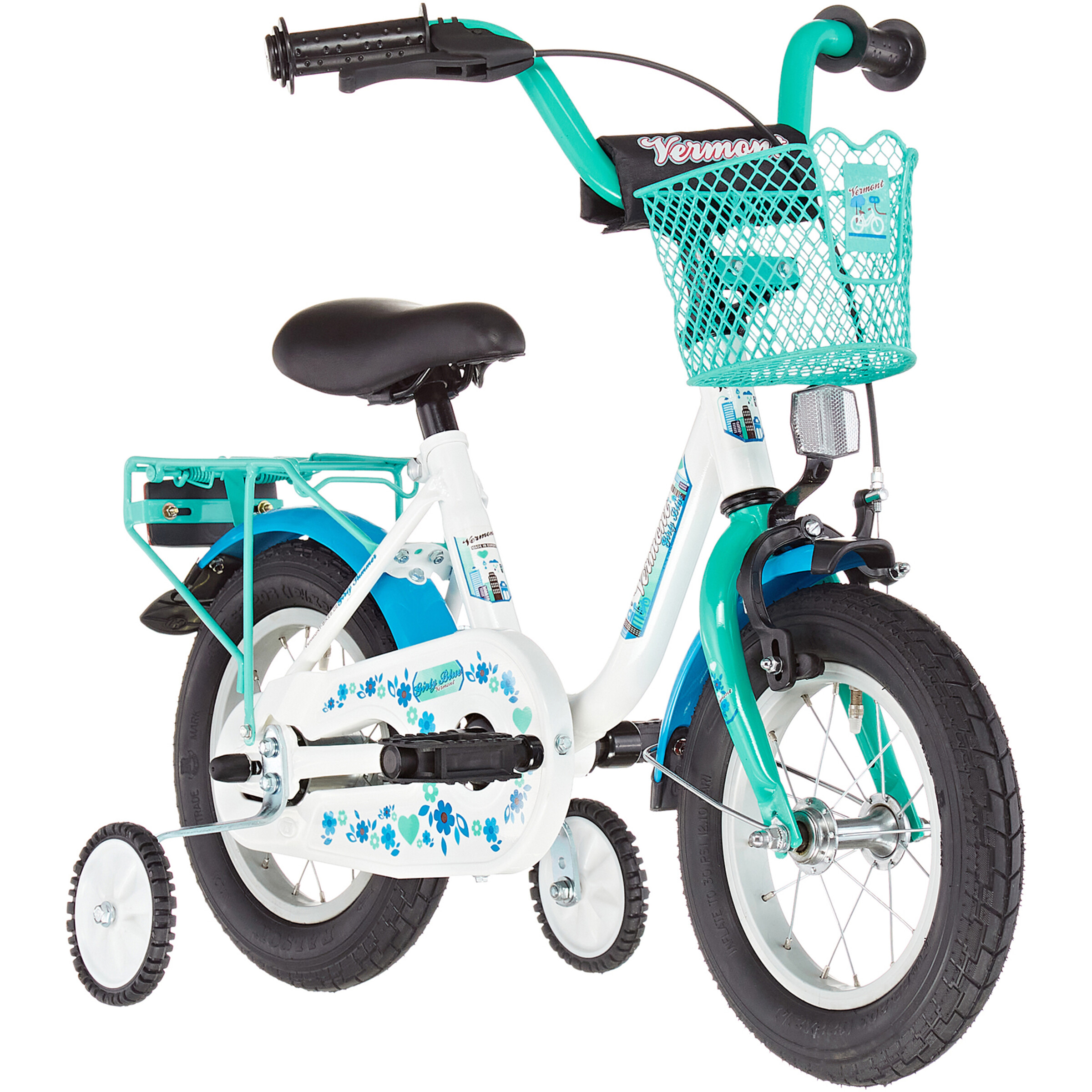 Bērnu velosipēds Vermont Girly 12" zils Bērnu velosipēds Vermont Girly 12" zils