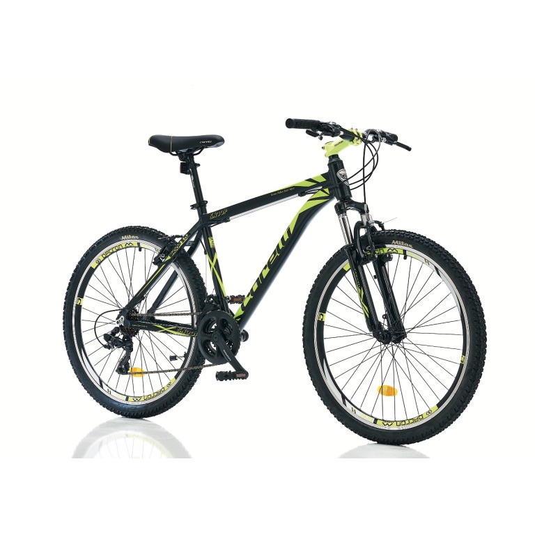Corelli 29" MTB MAN V BRAKE 21 SPEED SNOOP 3.4  WHEELS:29   FRAME:20    BLACK  NEON YELLOW