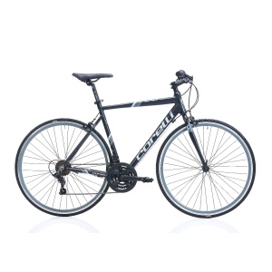 Corelli 700C FITNESS V BRAKE SHIMANO SL-RS 35   21 SPEED  FITBIKE ZERO  WHEELS:700C   FRAME:52    K. GREY  A. GREY
