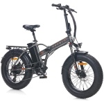 Elektriskais velosipēds Corelli Voniq salokāms 20" pelēks