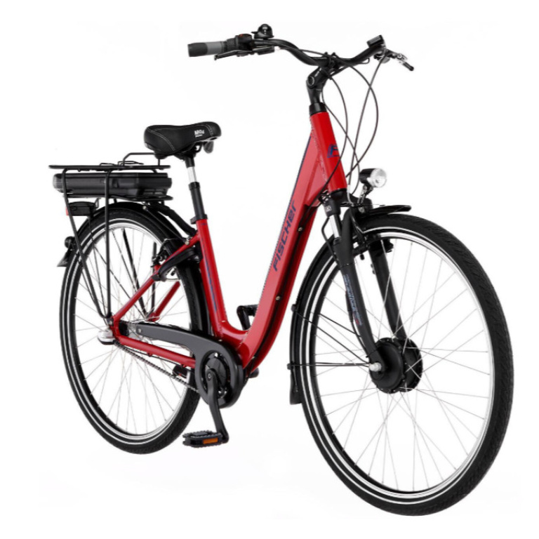 Elektroniskais velosipēds Fischer CITA 1.0 sarkans