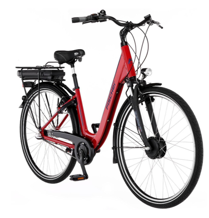 Elektroniskais velosipēds Fischer CITA 1.0 sarkans Elektroniskais velosipēds Fischer CITA 1.0 sarkans