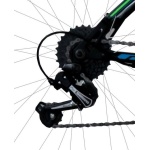 Itāļu kalnu velosipēds HOGAN MTB 27.5" melns/zaļš