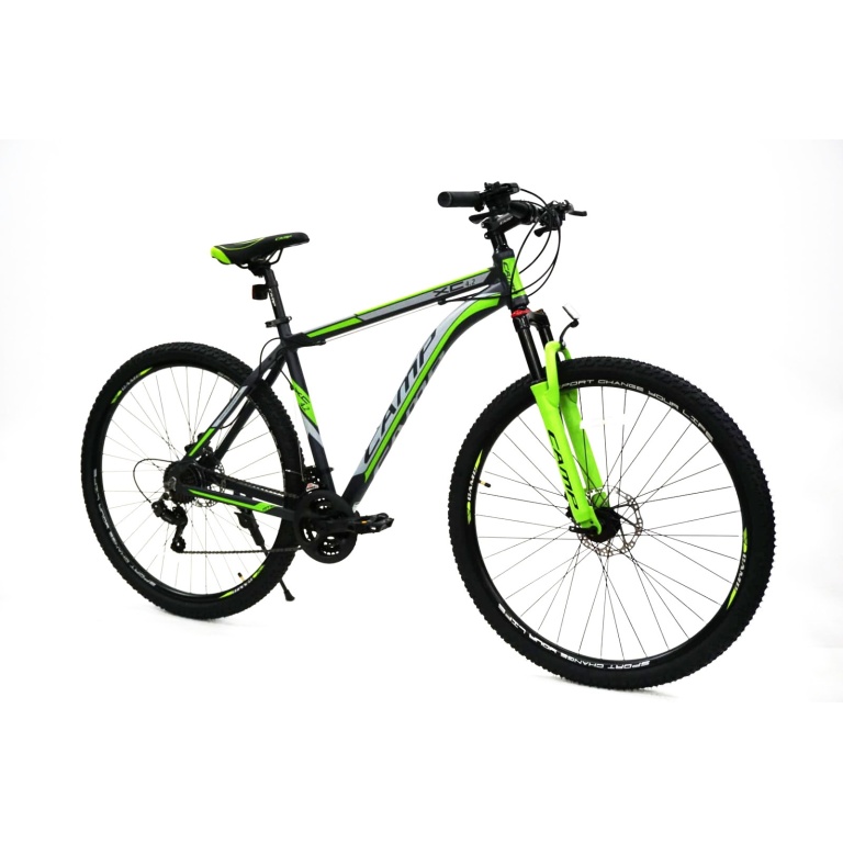 Kalnu velosipēds Camp XC 4.0 26" - 18'' pelēks - zaļš