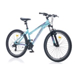 Kalnu velosipēds Corelli VIA 1.0 MTB 26" - 18'' pelēks/zils