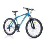 Kalnu velosipēds Corelli VIA 1.0 MTB 26" - 18'' pelēks/zils