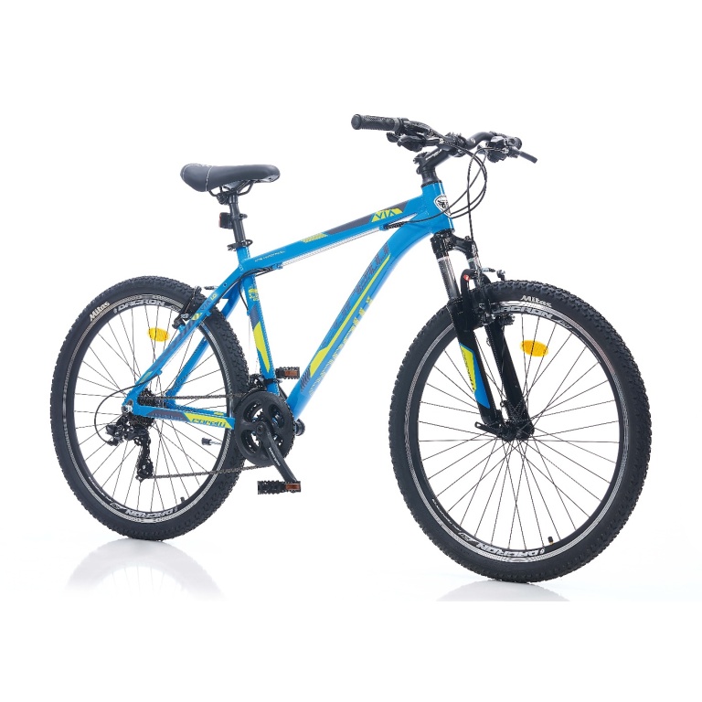 Kalnu velosipēds Corelli VIA 1.0 MTB 26" - 18'' pelēks/zils