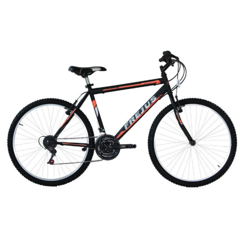 Kalnu velosipēds Frejus MTB 24'' melns - oranžs