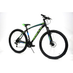 Kalnu velosipēds Hogan MTB Man 29" melns - zaļš