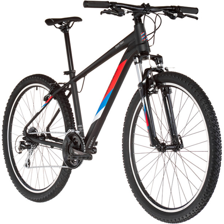 Kalnu velosipēds Serious Eight Ball 27.5" - 54cm melns - zils