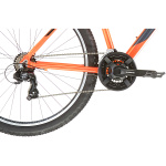 Kalnu velosipēds Serious Rockville 20 27.5" V-brakes - sarkans F:38cm