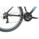 Kalnu velosipēds Serious Rockville 27.5" - 42cm melns - zils