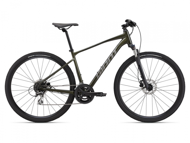 Kross velosipēds Giant Roam 3 Disc tumši zaļš (2023.g) Kross velosipēds Giant Roam 3 Disc tumši zaļš (2023.g)