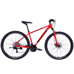 MTB velosipēds 29" Discovery TopVelo BASTION MD CS rāmis-43 cm sarkani-melns