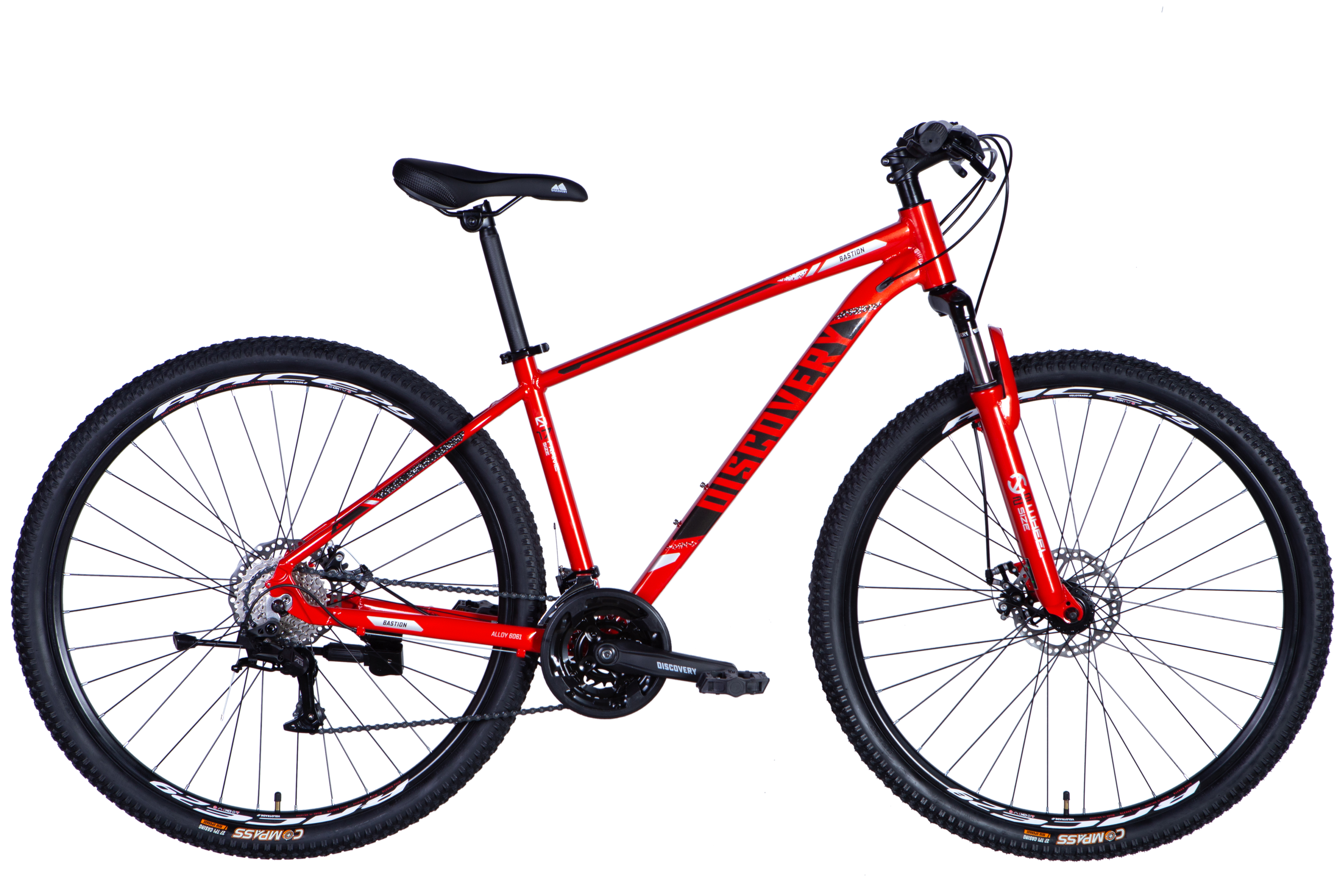 MTB velosipēds 29" Discovery TopVelo BASTION MD CS rāmis-43 cm sarkani-melns MTB velosipēds 29" Discovery TopVelo BASTION MD CS rāmis-43 cm sarkani-melns