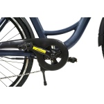Pilsētas elektriskais velosipēds Coppi City E-Bike 28" melns