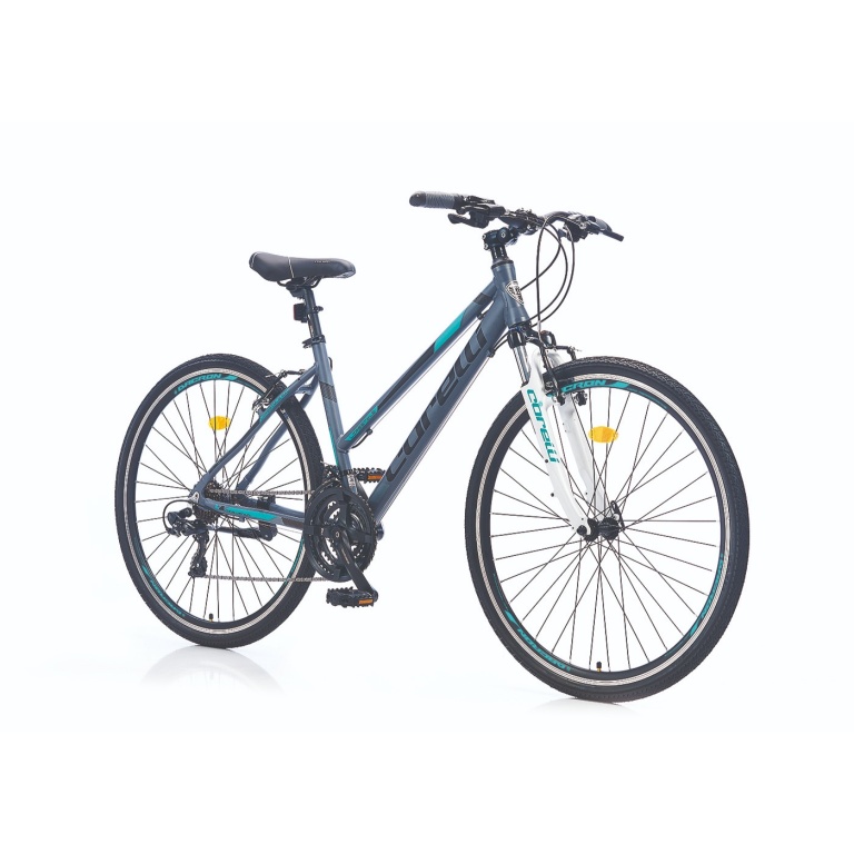 Pilsētas velosipēds Corelli Lifestyle 3.0 28" - 18'' pelēks - zils