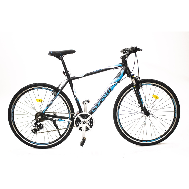 Pilsētas velosipēds Corelli Trivor 5.1 28" - 20'' melns/zils