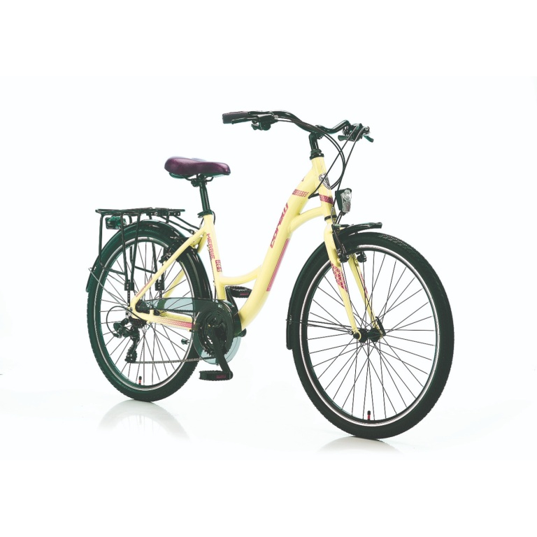 Pilsētas velosipēds Corelli merrie 28" 44cm - gaiši brūns
