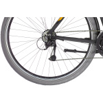 Pilsētas velosipēds Serious Cedar Street trapeze 28'' - 44cm melns/oranžs