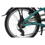 Saliekamais velosipēds Corelli Pocket 1.0 20'' - 16'' tirkīzzils