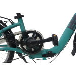 Saliekamais velosipēds Corelli Pocket 1.0 20'' - 16'' tirkīzzils