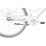 Sieviešu pilsētas velosipēds Orlter Fjareril 28'' - 50cm balts