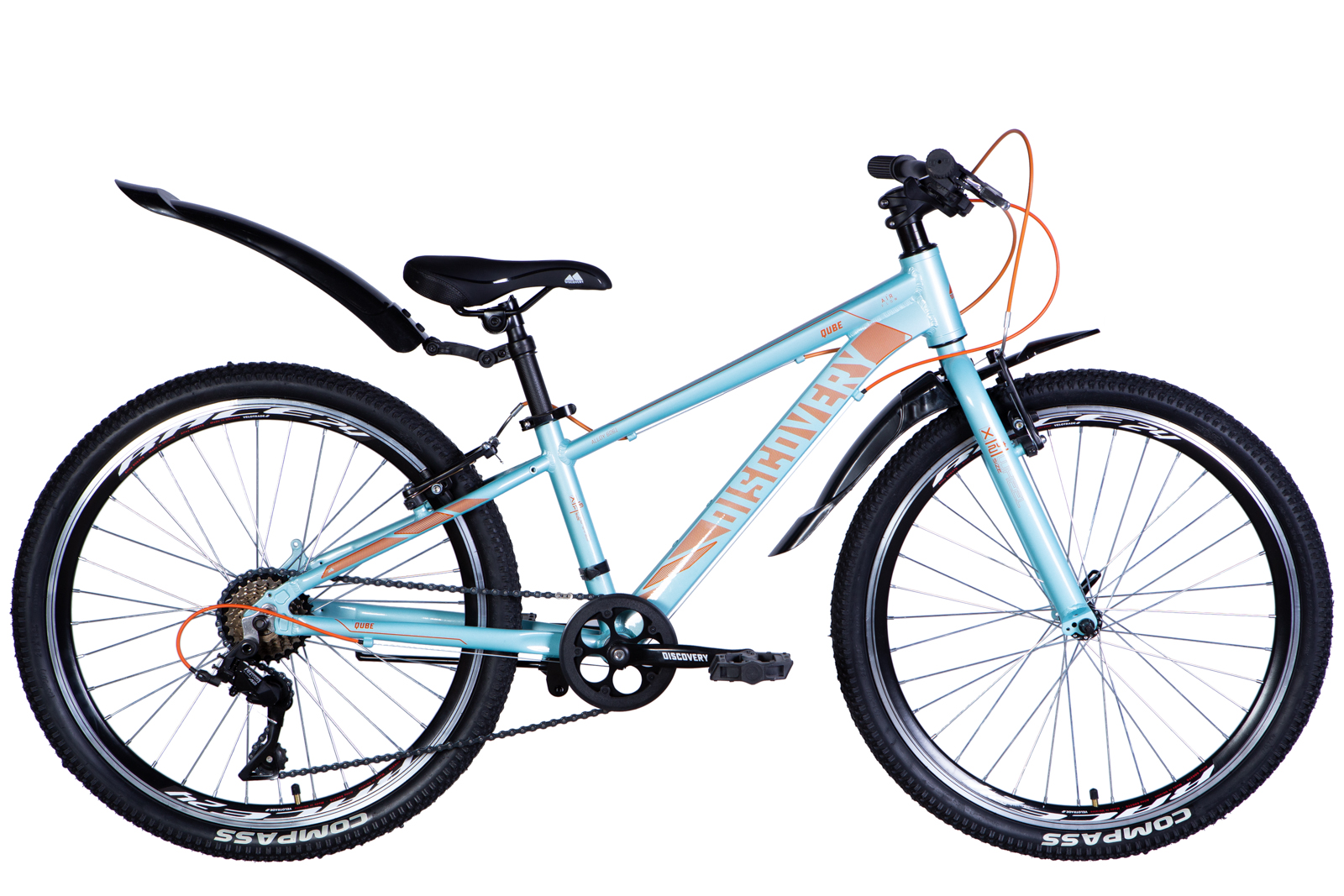Velosipēds AL 24" Discovery QUBE Vbr rāmis-11 Velosipēds AL 24" Discovery QUBE Vbr rāmis-11