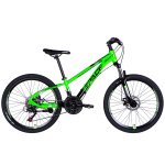 Velosipēds AL 24" Formula TopVelo SPACE MERCURY DD FR rāmis-11" zaļi-melns