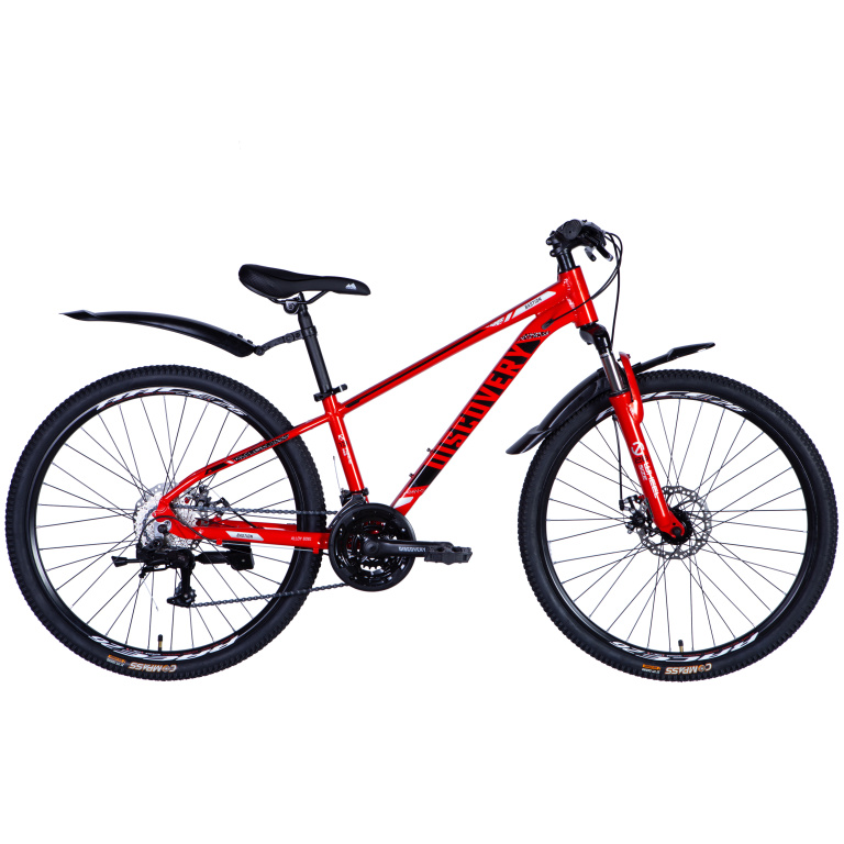 Velosipēds AL 26" Discovery TopVelo BASTION DD CS rāmis-13" sarkani-melns
