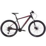 Velosipēds AL 27.5" Leon XC-70 AM Hydraulic lock out HDD rāmis-20" melns ar sarkanu (m)