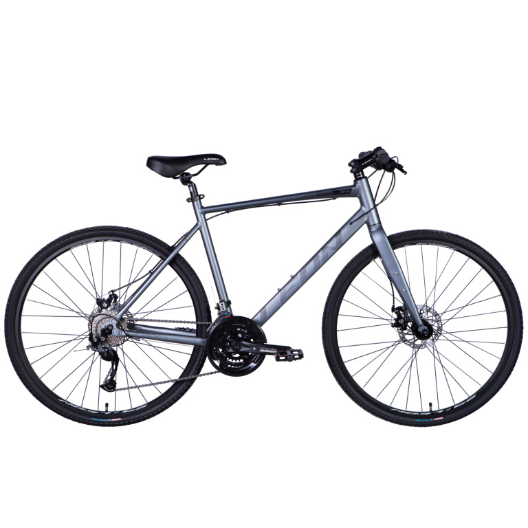 Velosipēds AL 28" Leon HD 80 DD rāmis-19" pelēks ar melnu (M)