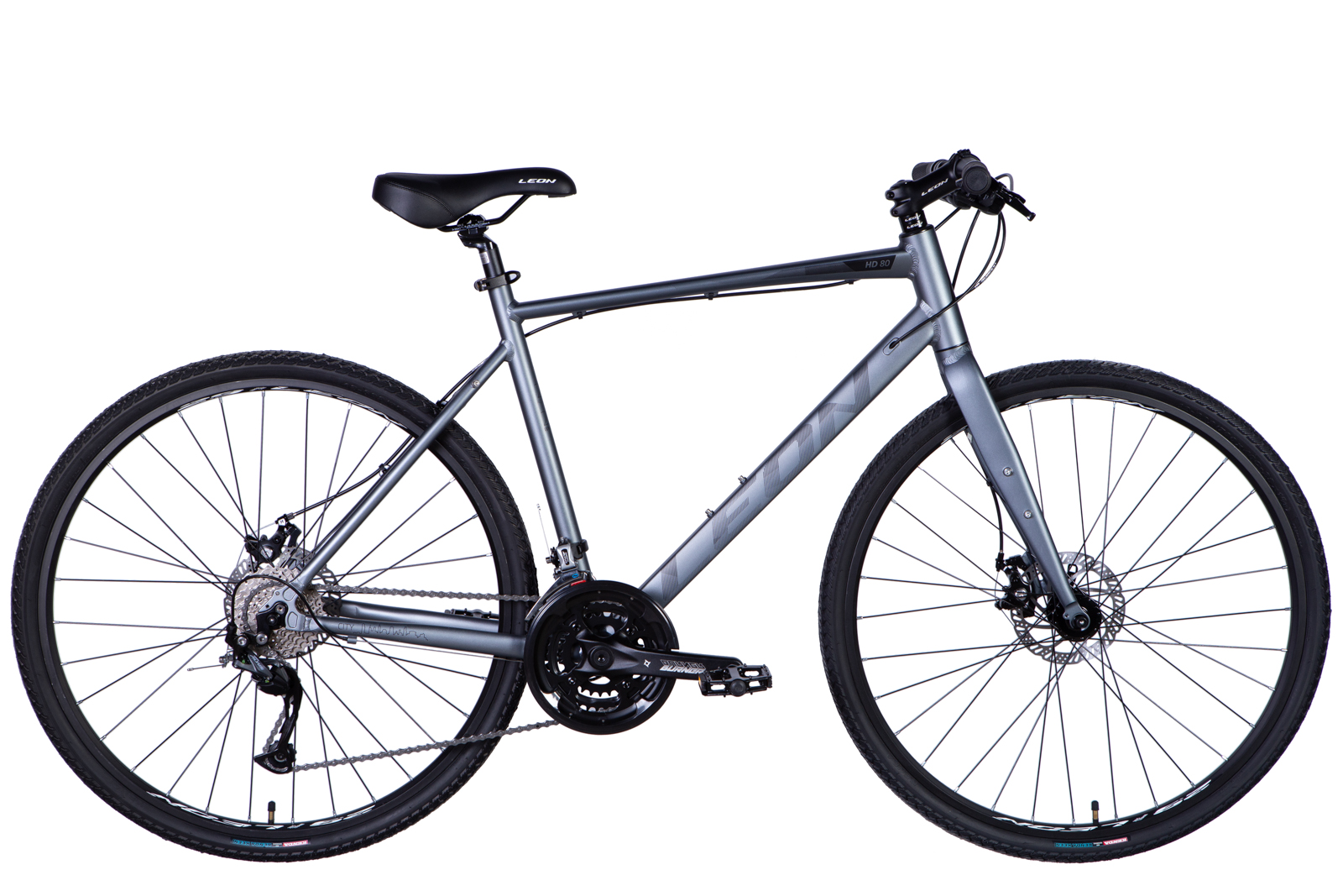 Velosipēds AL 28" Leon HD 80 DD rāmis-19" pelēks ar melnu (M) Velosipēds AL 28" Leon HD 80 DD rāmis-19" pelēks ar melnu (M)