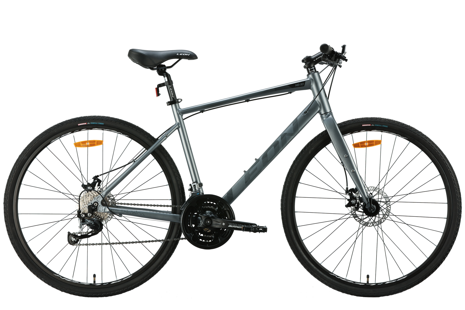 Velosipēds AL 28" Leon HD 80 DD rāmis - 19" pelēks ar melnu (m) Velosipēds AL 28" Leon HD 80 DD rāmis - 19" pelēks ar melnu (m)